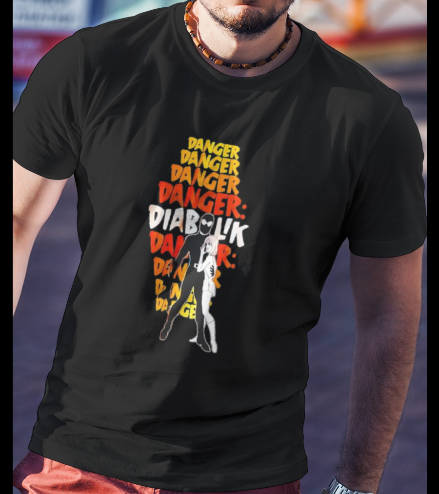 Danger Diabolik Mario Bava Crime Ennio Morricone Classic Comic Book T-Shirt
