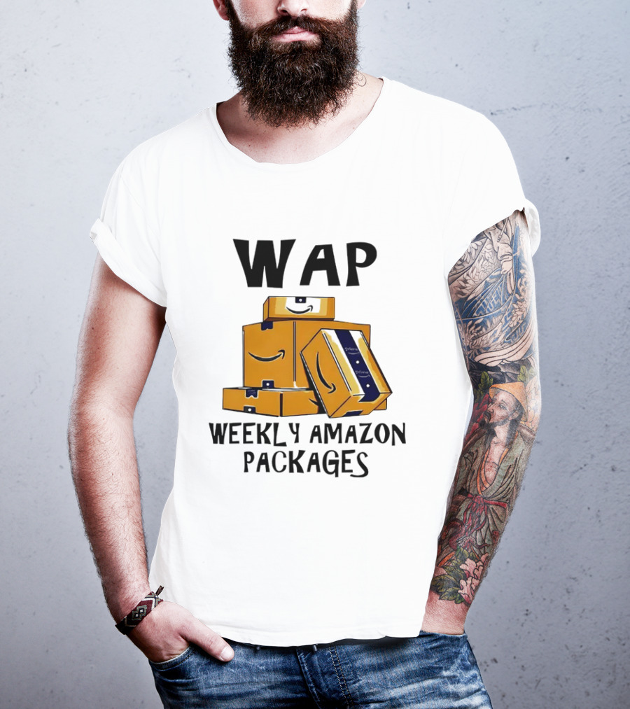 WAP Weekly Amazon Packages Box Stack T-Shirt