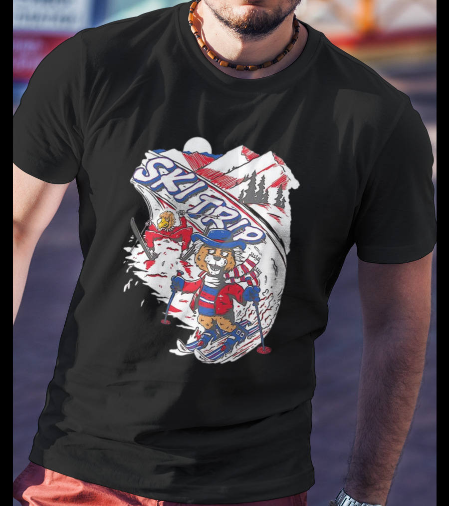 Arizona Cardinals Week 5 Win Ski Trip Adventure With Snowy Mountains And Playful Characters T-Shirt