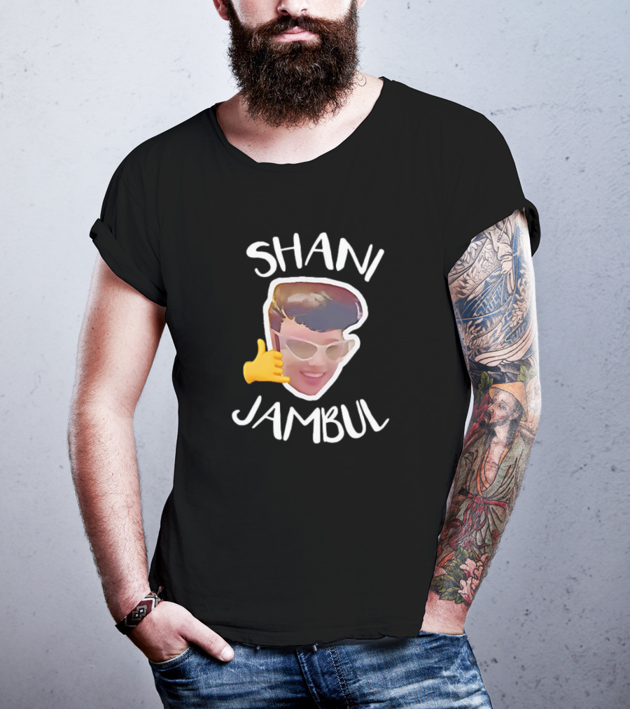 SHANI JAMBUL Emoji Sunglasses Face T-Shirt