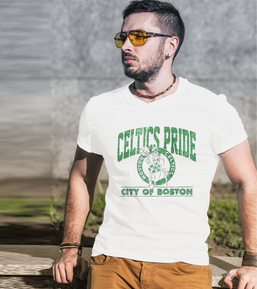 Celtics Pride Boston Celtics City Of Boston T-Shirt