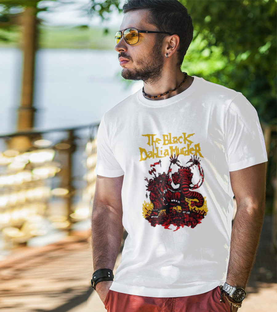 The Black Dahlia Murder Red Mammoth Battle Scene T-Shirt