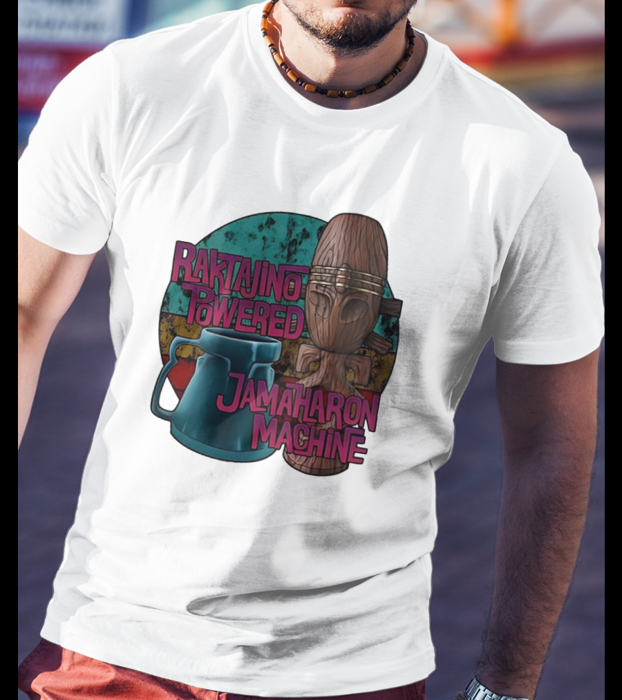 Raktajino Powered Jamaharon Machine T-Shirt
