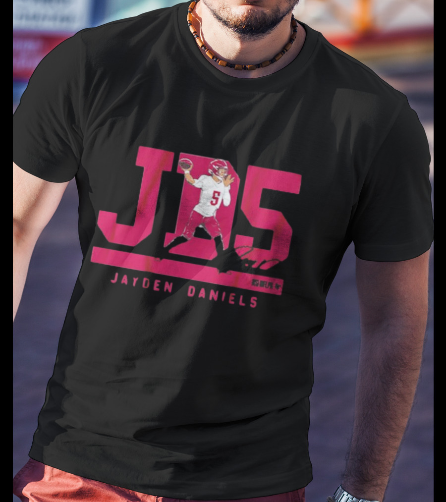 Jayden Daniels Washington Commanders JD5 Vintage Football Player T-Shirt