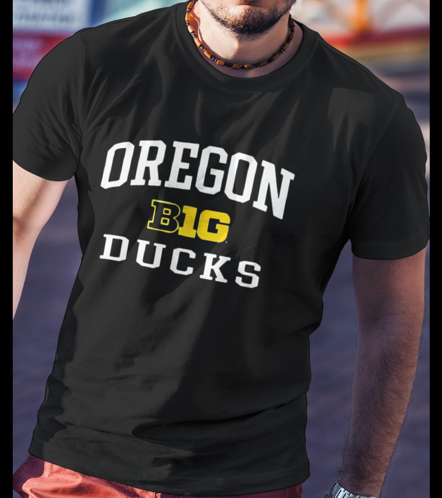 Oregon Ducks Big 10 Conference Bold Team Pride T-Shirt