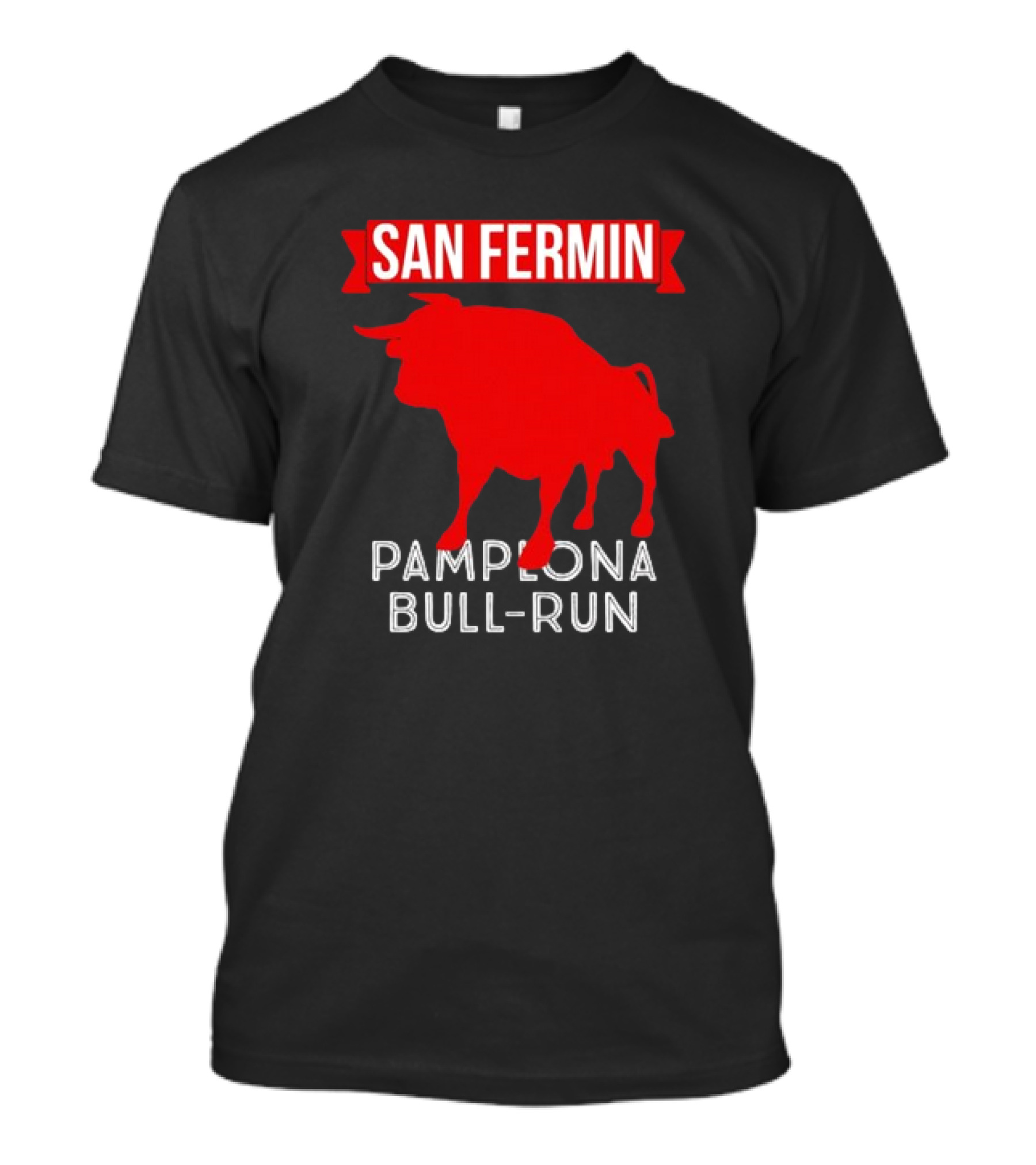 San Fermin Pamplona Bull Run Spain Festival Red Bull T-Shirt