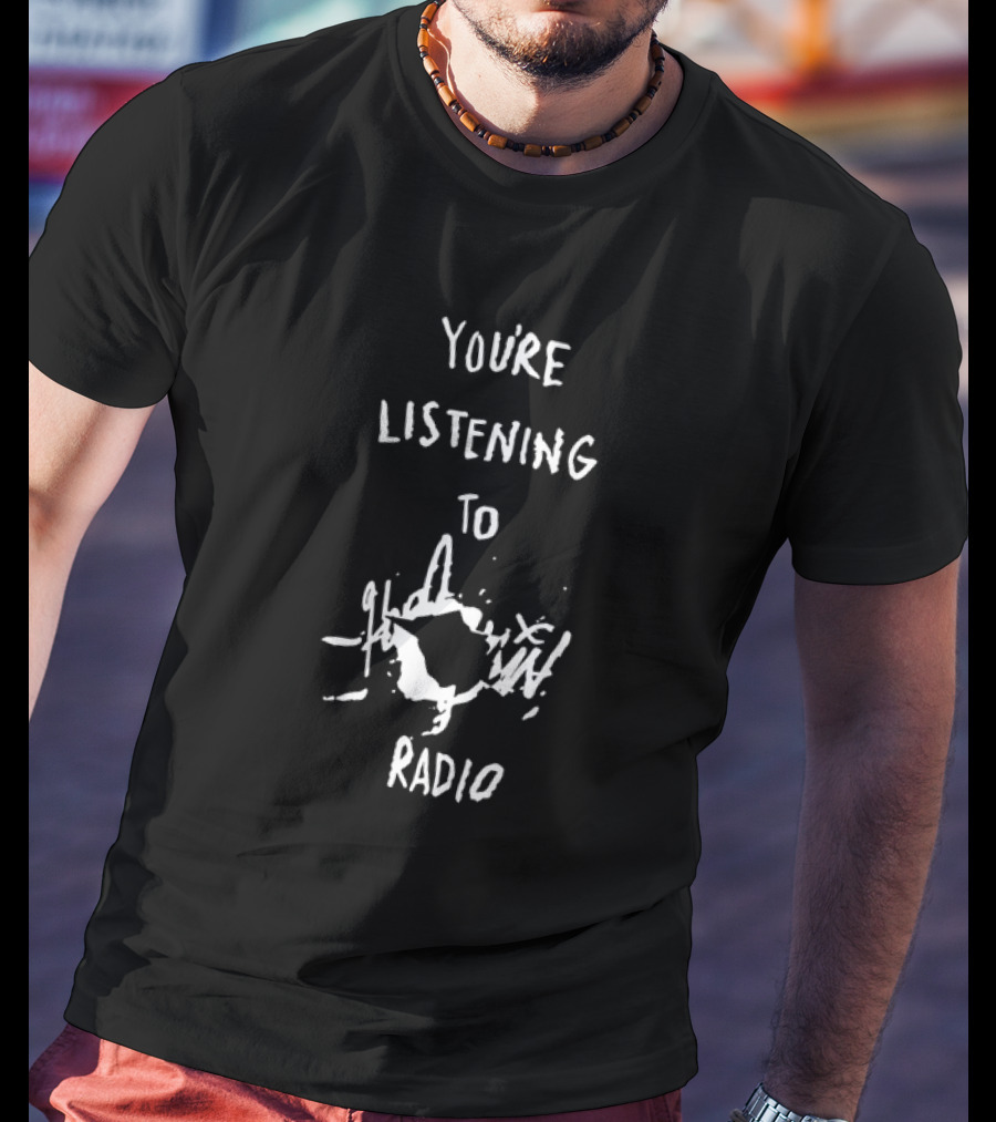 You’re Listening To Radio Static Distortion Subtle Grunge T-Shirt