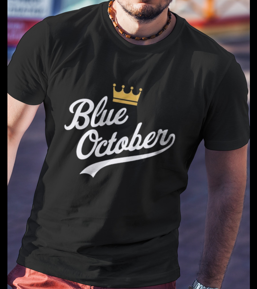 Blue October Kansas City Baseball Crown T-Shirt
