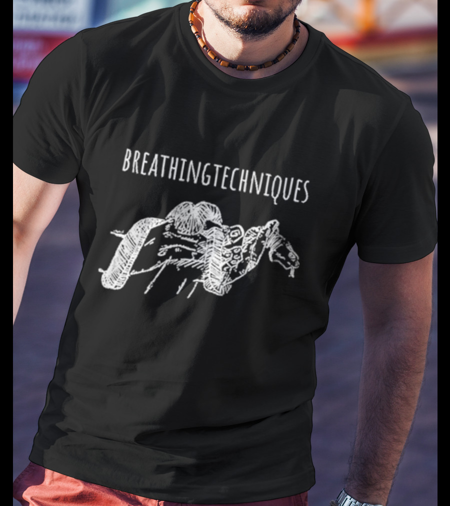 Breathing Techniques Illustrated Snake Sketch Marcus Theatrics T-Shirt