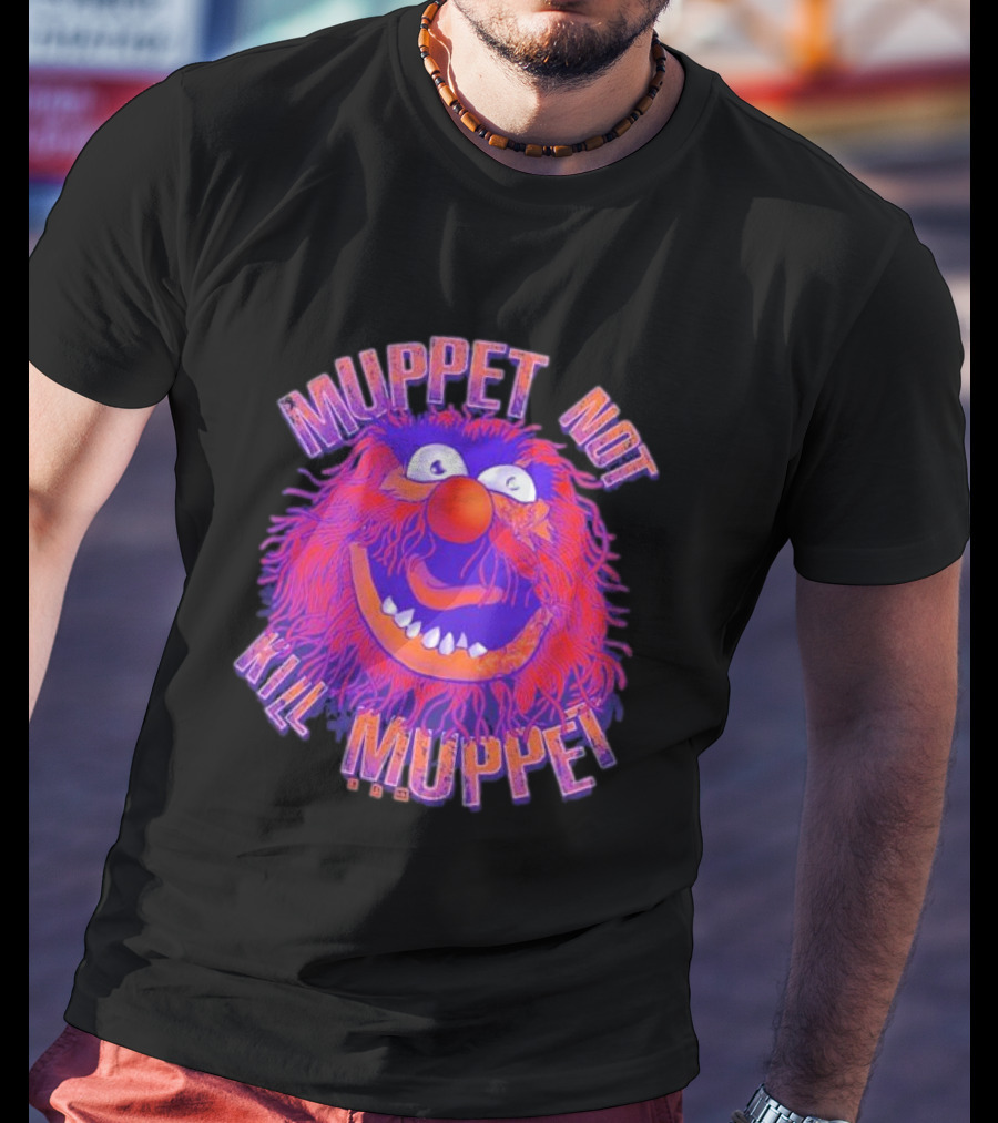 Muppet Not Kill Muppet Animal 1984 T-Shirt