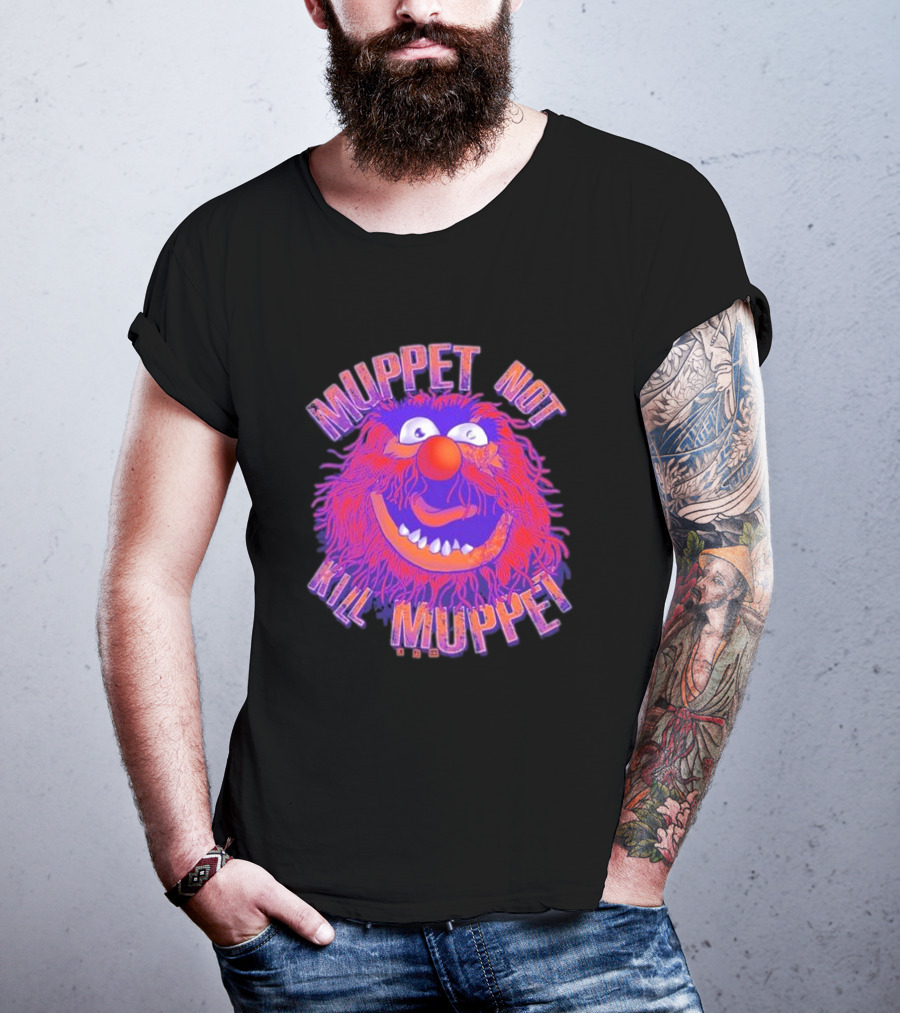 Muppet Not Kill Muppet Animal 1984 T-Shirt