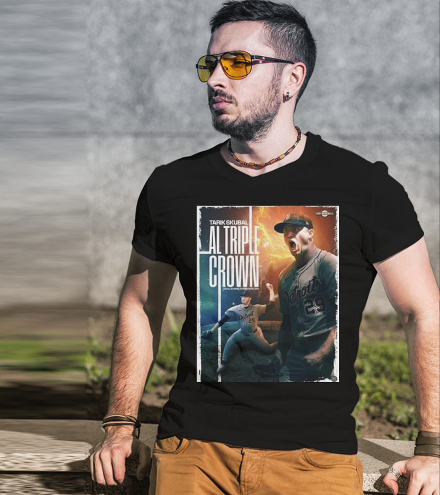 TARIK SKUBAL DETROIT 29 AL TRIPLE CROWN T-Shirt