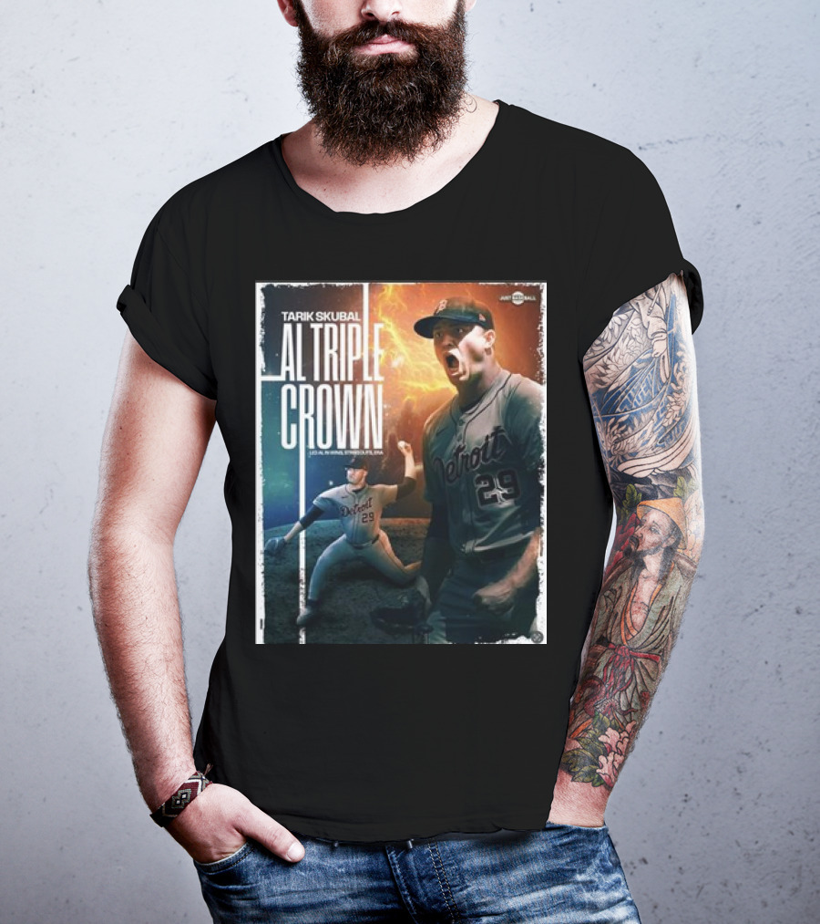 TARIK SKUBAL DETROIT 29 AL TRIPLE CROWN T-Shirt