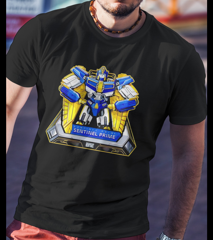 Sentinel Prime Transformers ONE Iconic Retro Big Chest T-Shirt