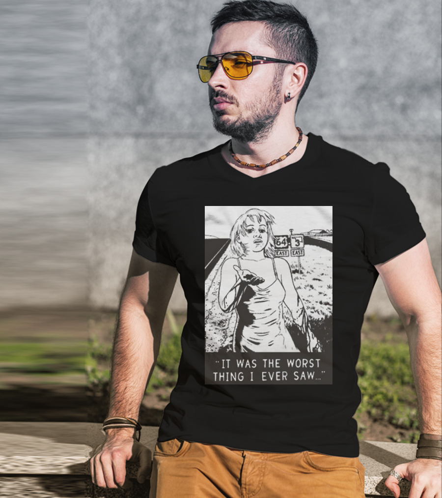 Chat Pile Shame It Was The Worst Thing I Ever Saw Route 64 3 East T-Shirt
