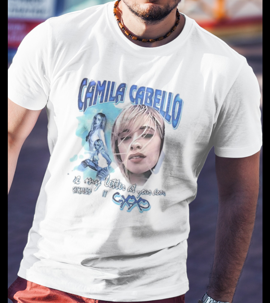 Camila Cabello See My Letter At Your Door Signed XOXO T-Shirt