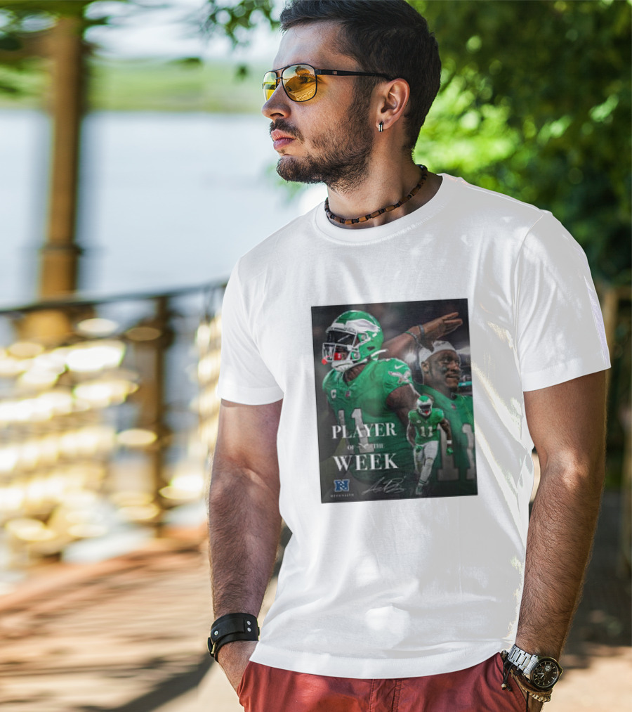Arthur Juan Brown Philadelphia Eagles NFL Player Of The Week T-Shirt