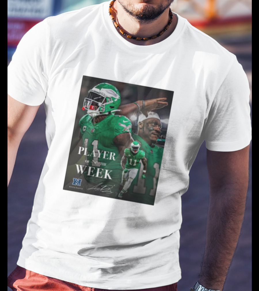 Arthur Juan Brown Philadelphia Eagles NFL Player Of The Week T-Shirt