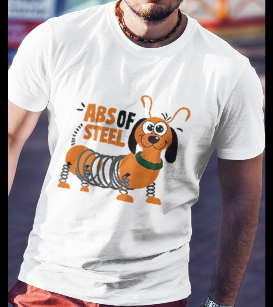 ABS Of Steel Dog Toy Story Slinky Dog T-Shirt