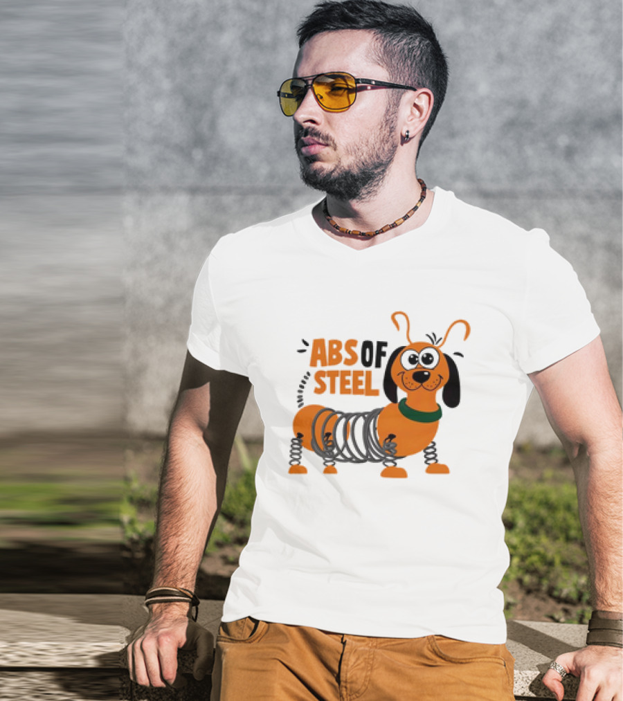 ABS Of Steel Dog Toy Story Slinky Dog T-Shirt