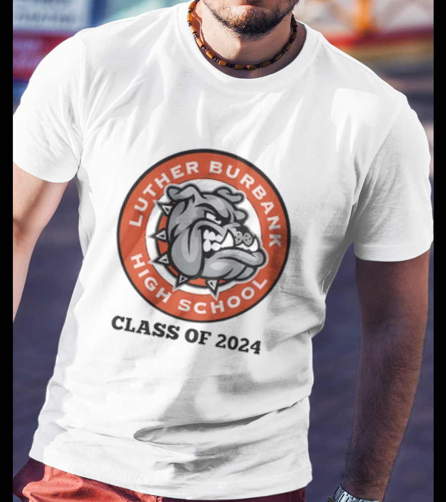Luther Burbank High School Bulldog Emblem Class Of T-Shirt