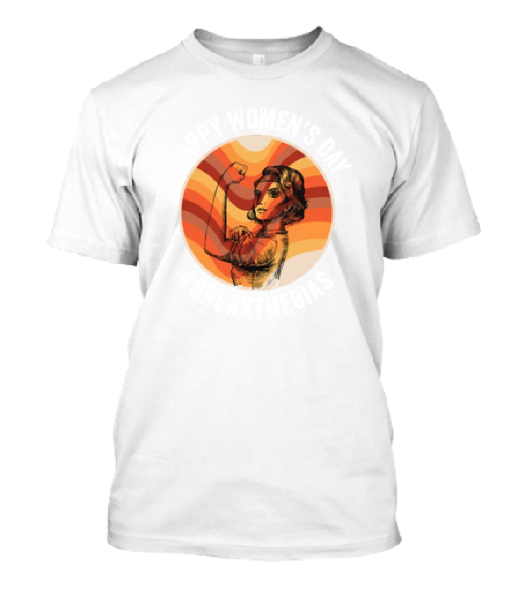 Strong Women Empower International Women's Day Feminism Retro Vintage T-Shirt