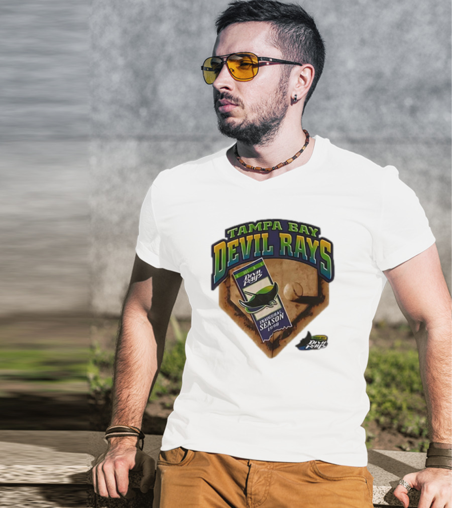Tampa Bay Devil Rays Inaugural Season 1998 Vintage Major League Baseball Debut T-Shirt