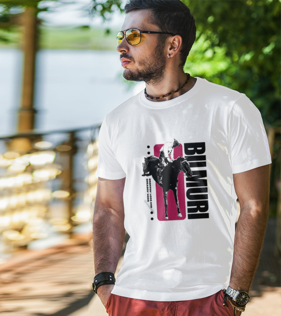 Bilmuri Horse Dropzn Logs And Greasin’ Hogs Riding T-Shirt