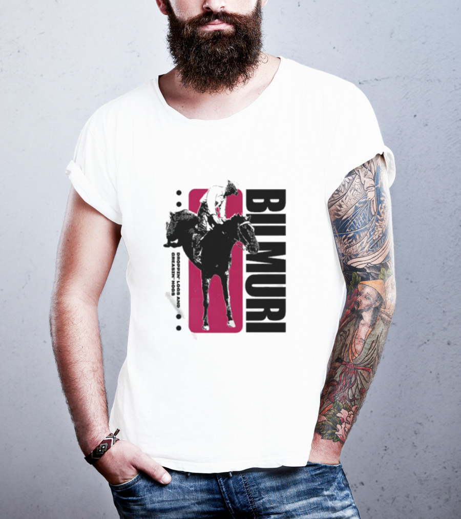 Bilmuri Horse Dropzn Logs And Greasin’ Hogs Riding T-Shirt