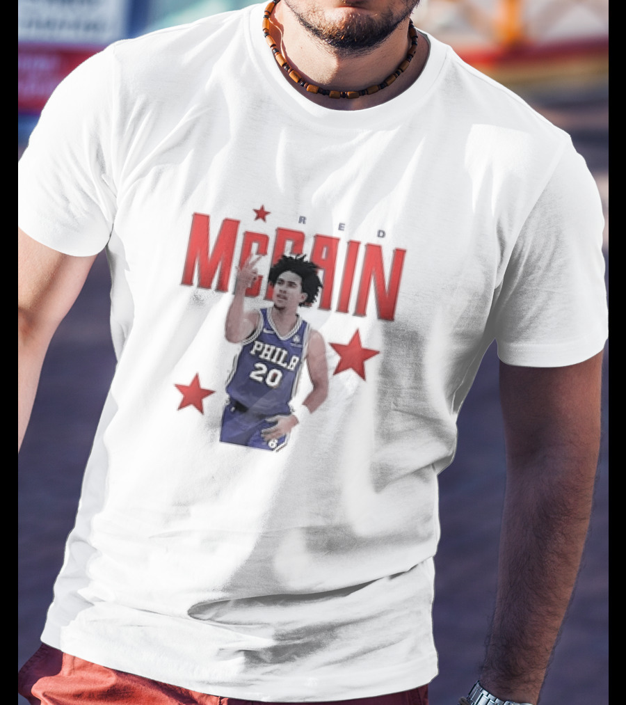 Jared McCain Philly 20 Red Stars Philadelphia Basketball T-Shirt