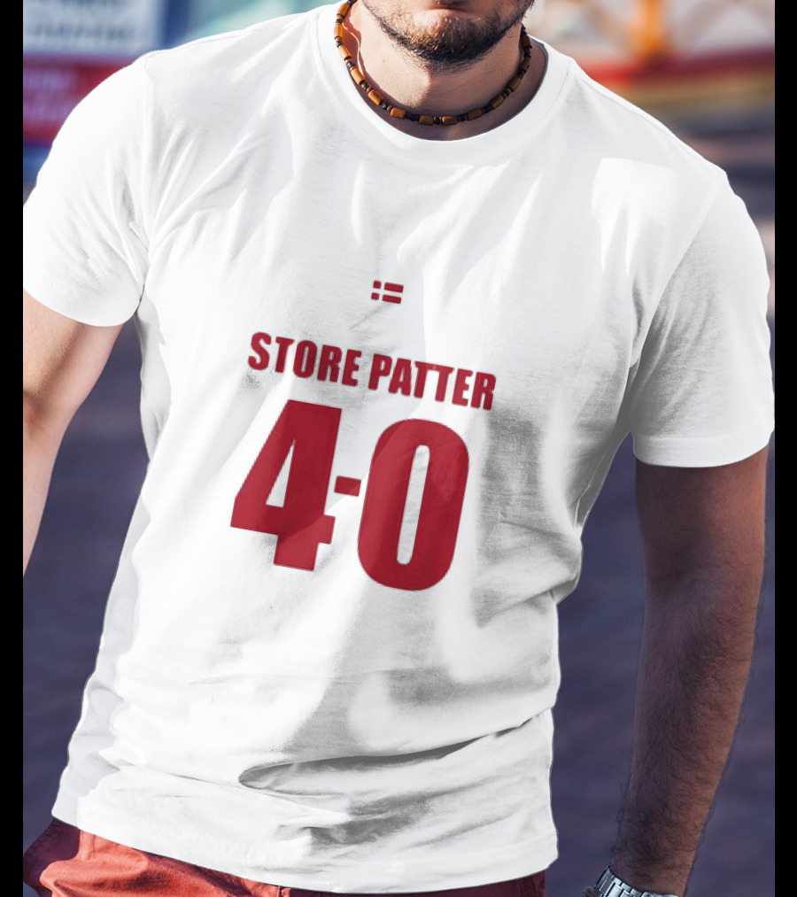Suspekt Store Patter 4-0 Danish Flag T-Shirt