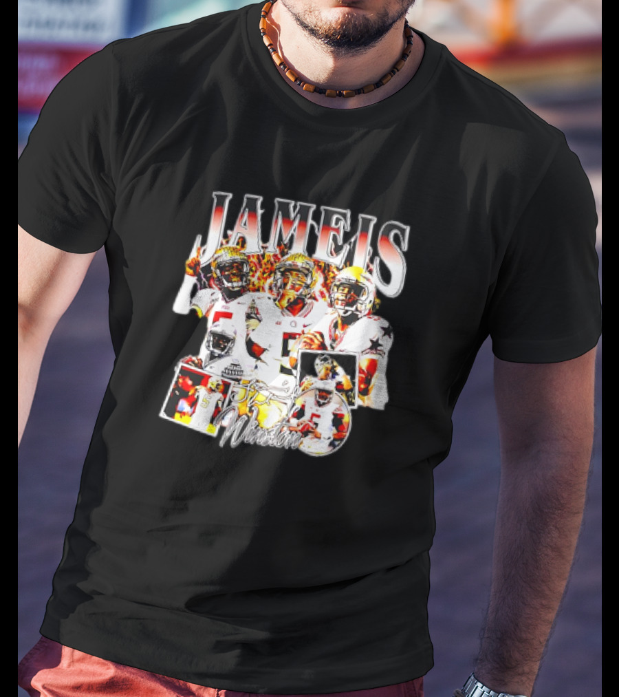 Jameis Winston Signature Football Vintage T-Shirt