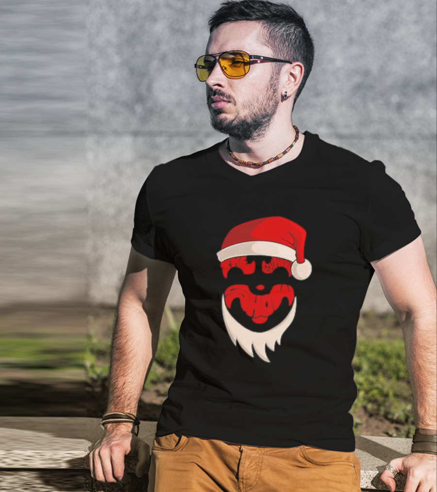 The Shaggs Santa Christmas Face T-Shirt