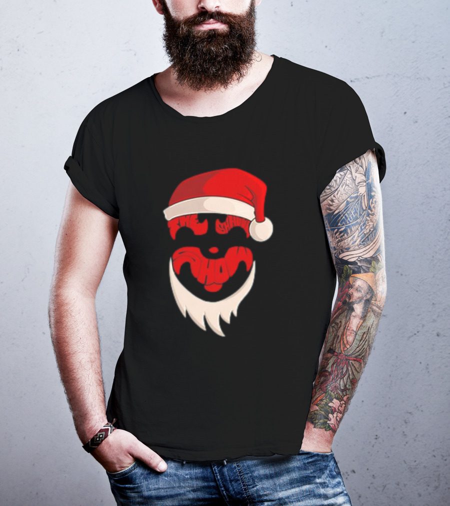 The Shaggs Santa Christmas Face T-Shirt