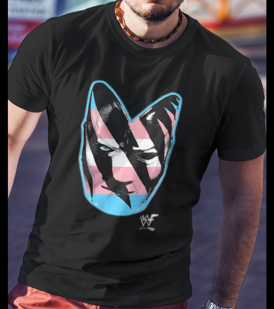 Mask That’s Gotta Be Trane WF Icon With Transgender Flag Colors T-Shirt