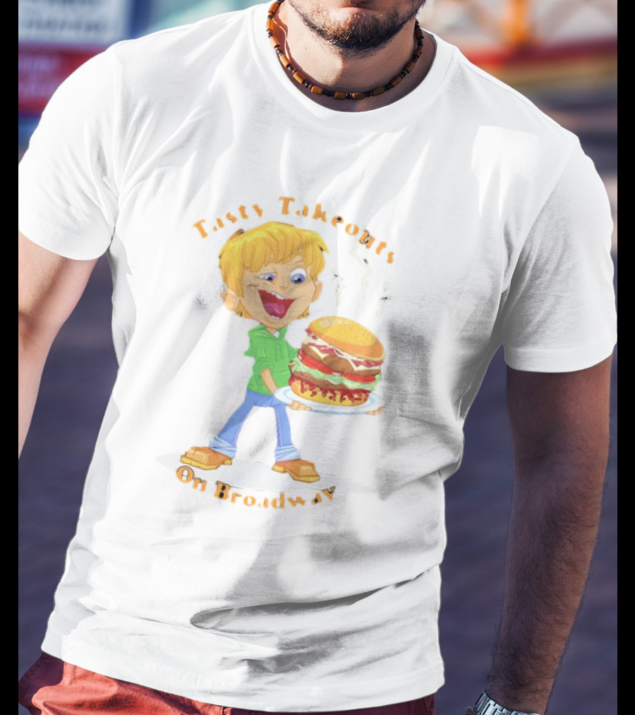 Tasty Takeouts On Broadway Hamburger Delight T-Shirt