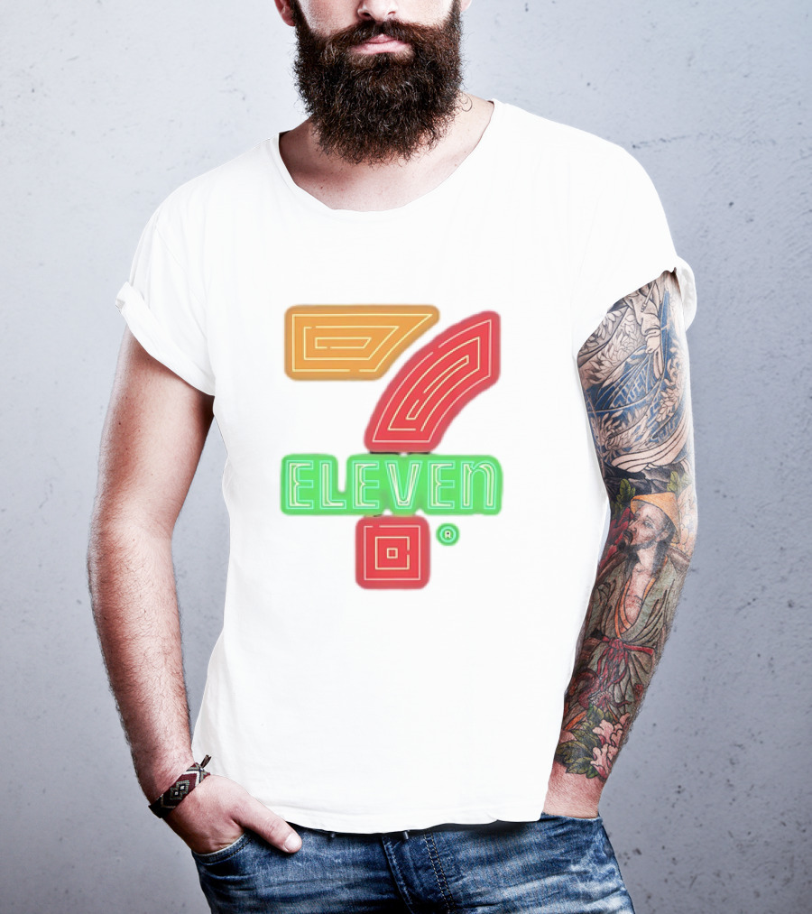 Ja’marr Chase X 7 Eleven Neon Logo Collaboration T-Shirt