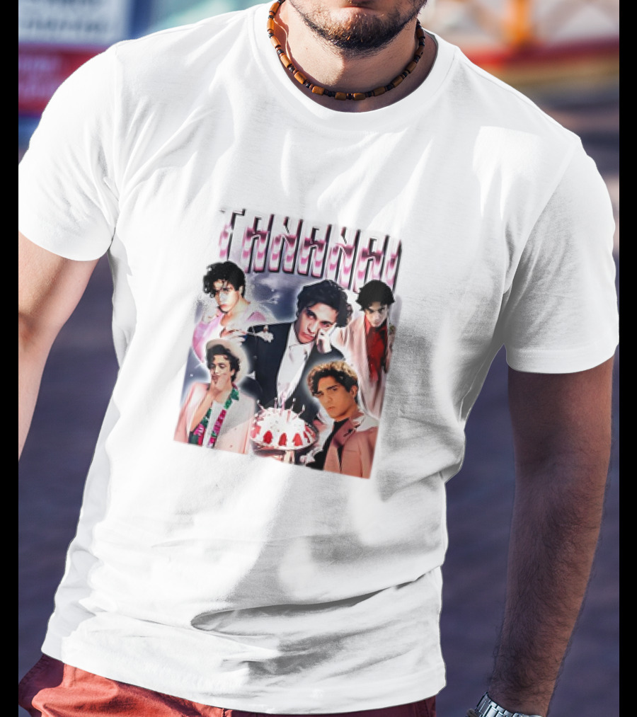 Tananai Cake Collage With Suit T-Shirt