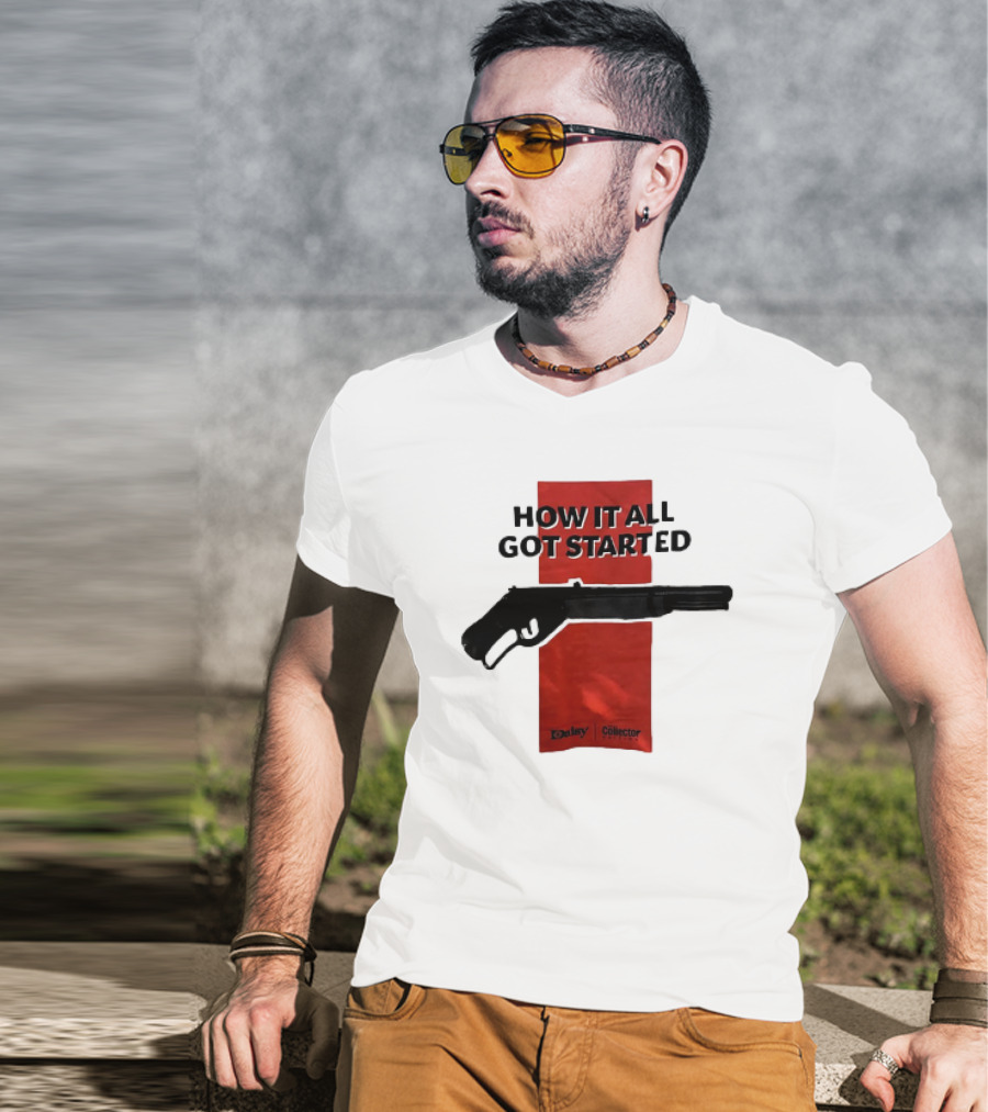 Daisy Collector How It All Got Started Gun T-Shirt