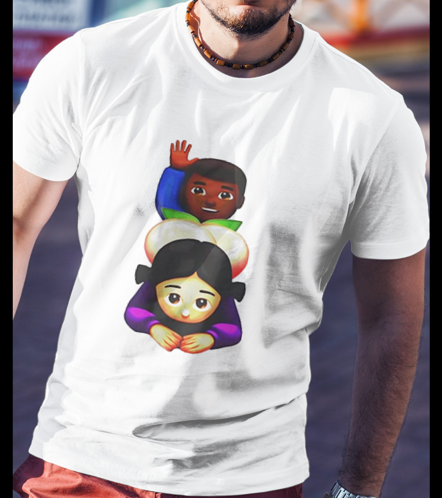 Doggystyle Emoji Meme Peach Behind Scene T-Shirt