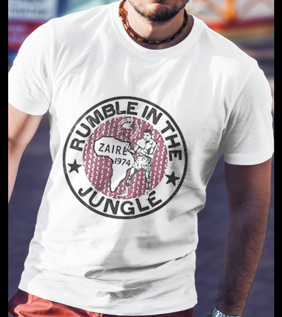 Rumble In The Jungle Zaire 1974 Boxer Africa Stars T-Shirt