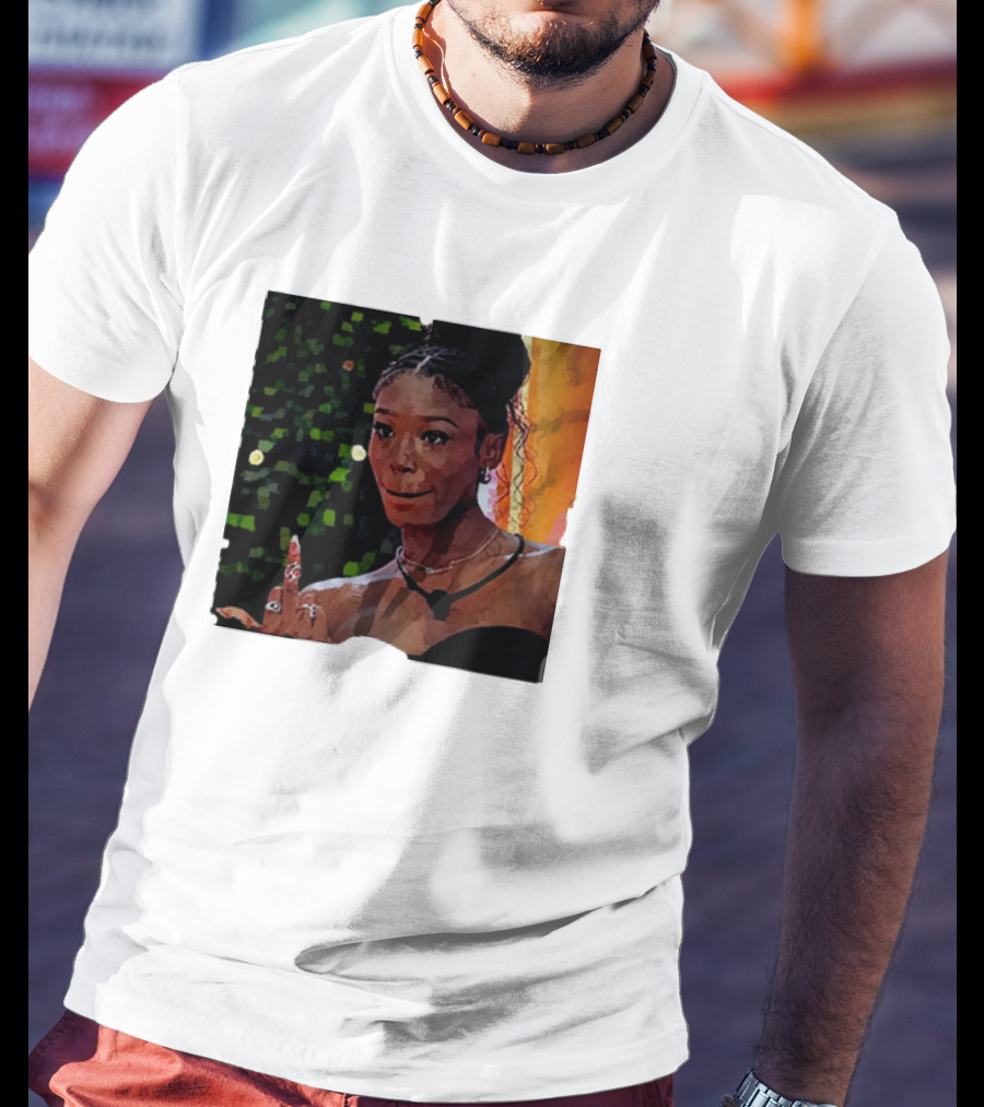 Love Island USA Serena Gesture Middle Finger T-Shirt