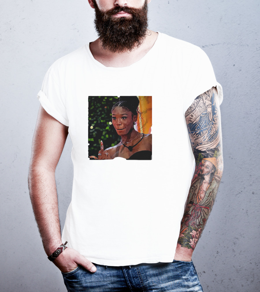 Love Island USA Serena Gesture Middle Finger T-Shirt