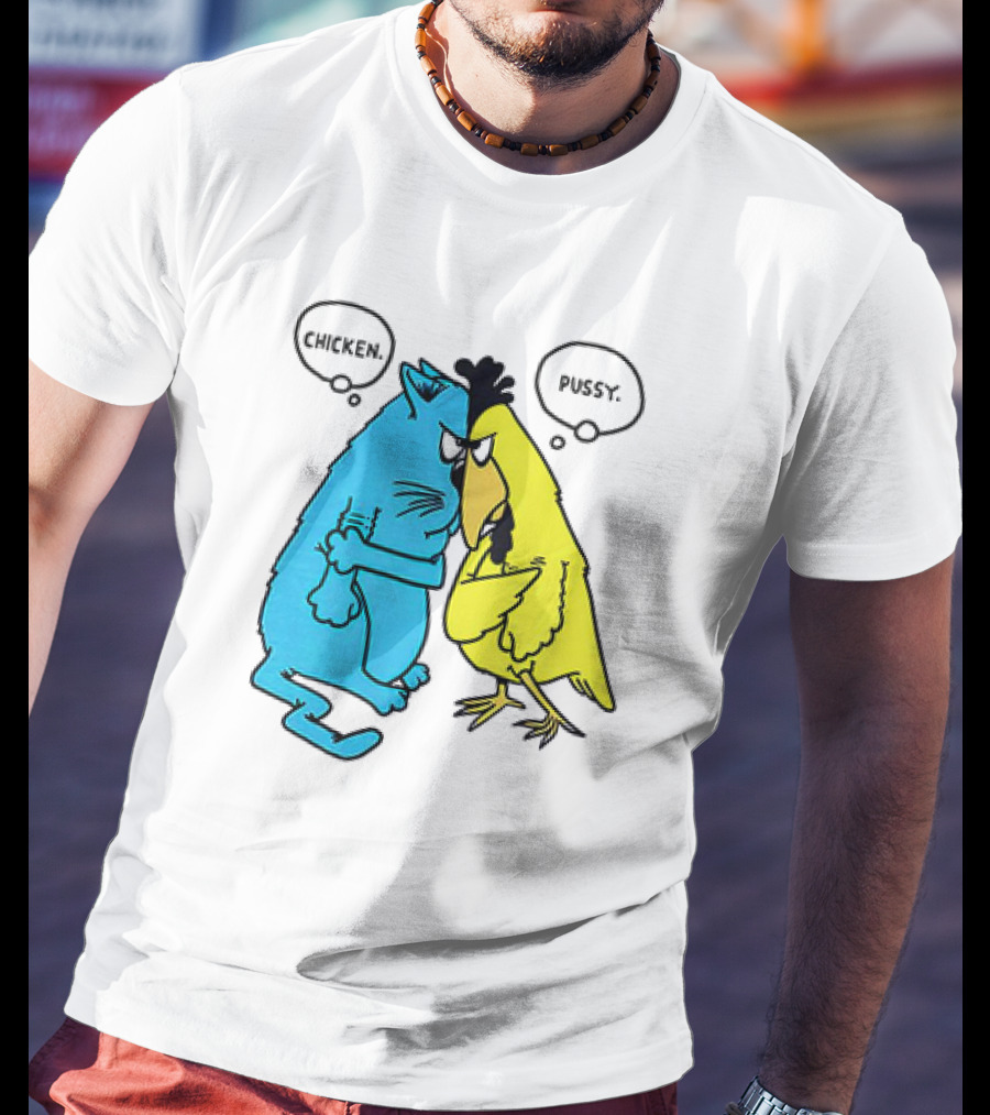 Chicken Pussy Cartoon John Baynham Chicken Pussy T-Shirt