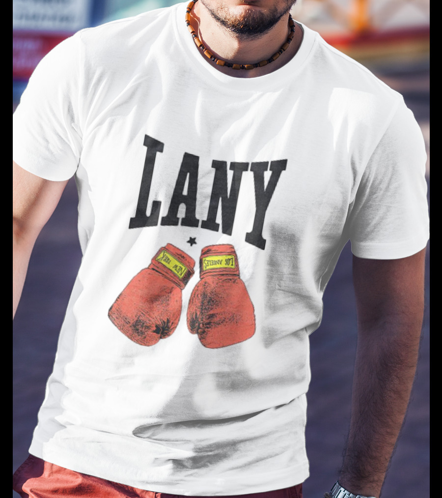 Lany Boxing Gloves Love At First Fight T-Shirt