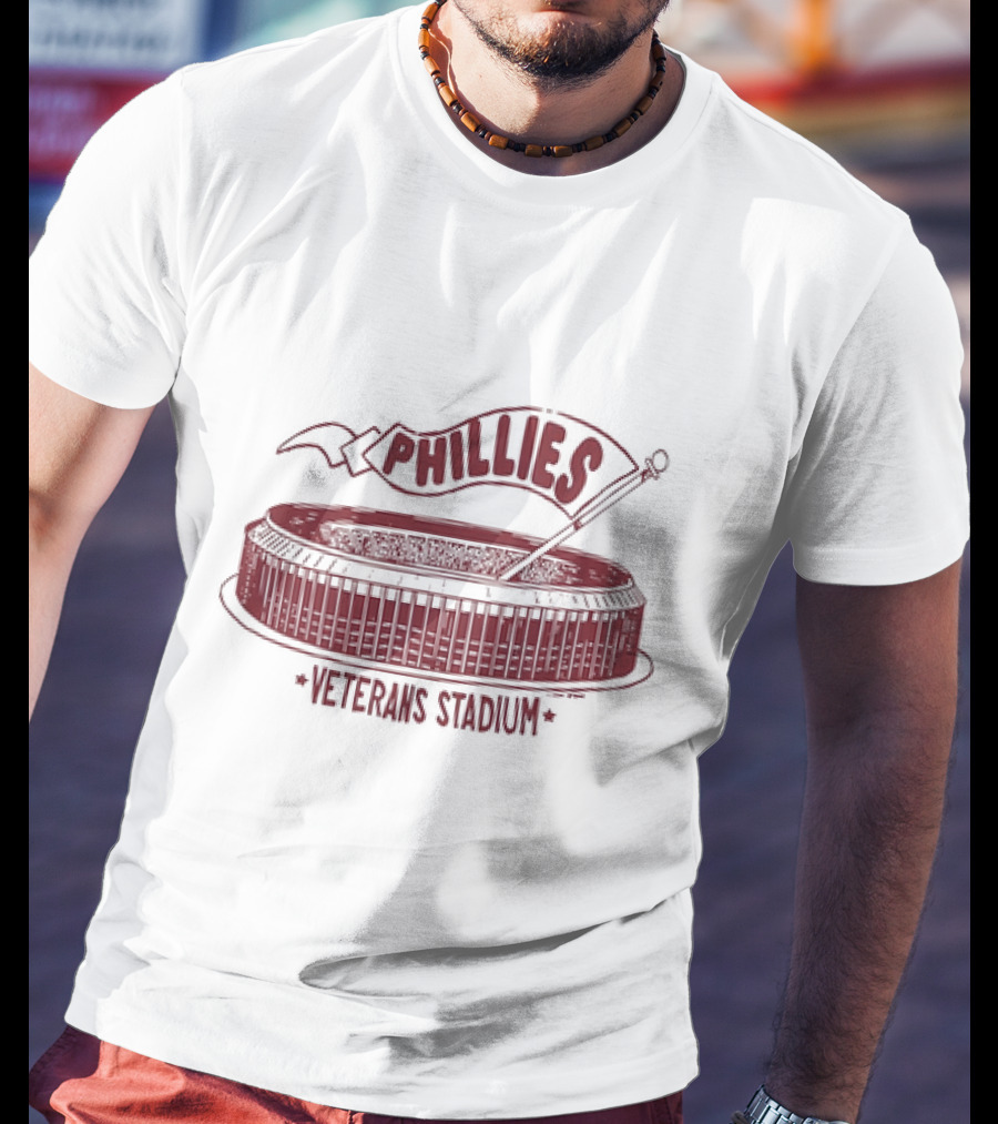 Phillies Veterans Stadium Retro T-Shirt