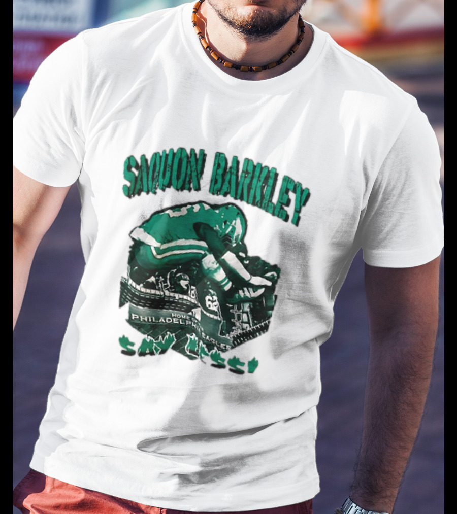 Saquon Barkley Fly Home Of Philadelphia Eagles Say Less T-Shirt