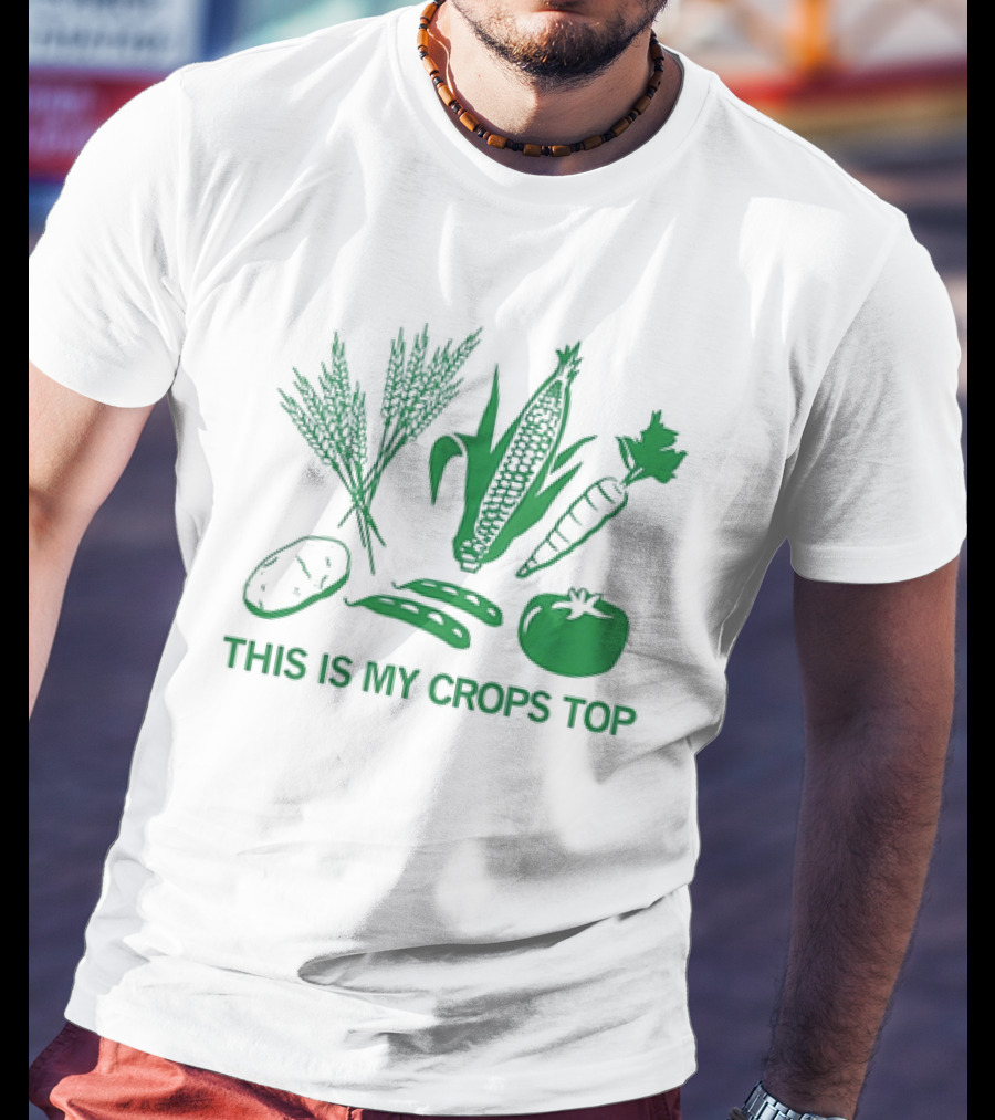This Is My Crops Top Corn Tomato Carrot Potato Peas T-Shirt