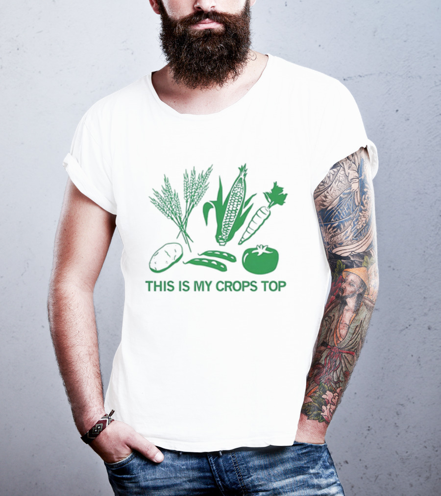 This Is My Crops Top Corn Tomato Carrot Potato Peas T-Shirt
