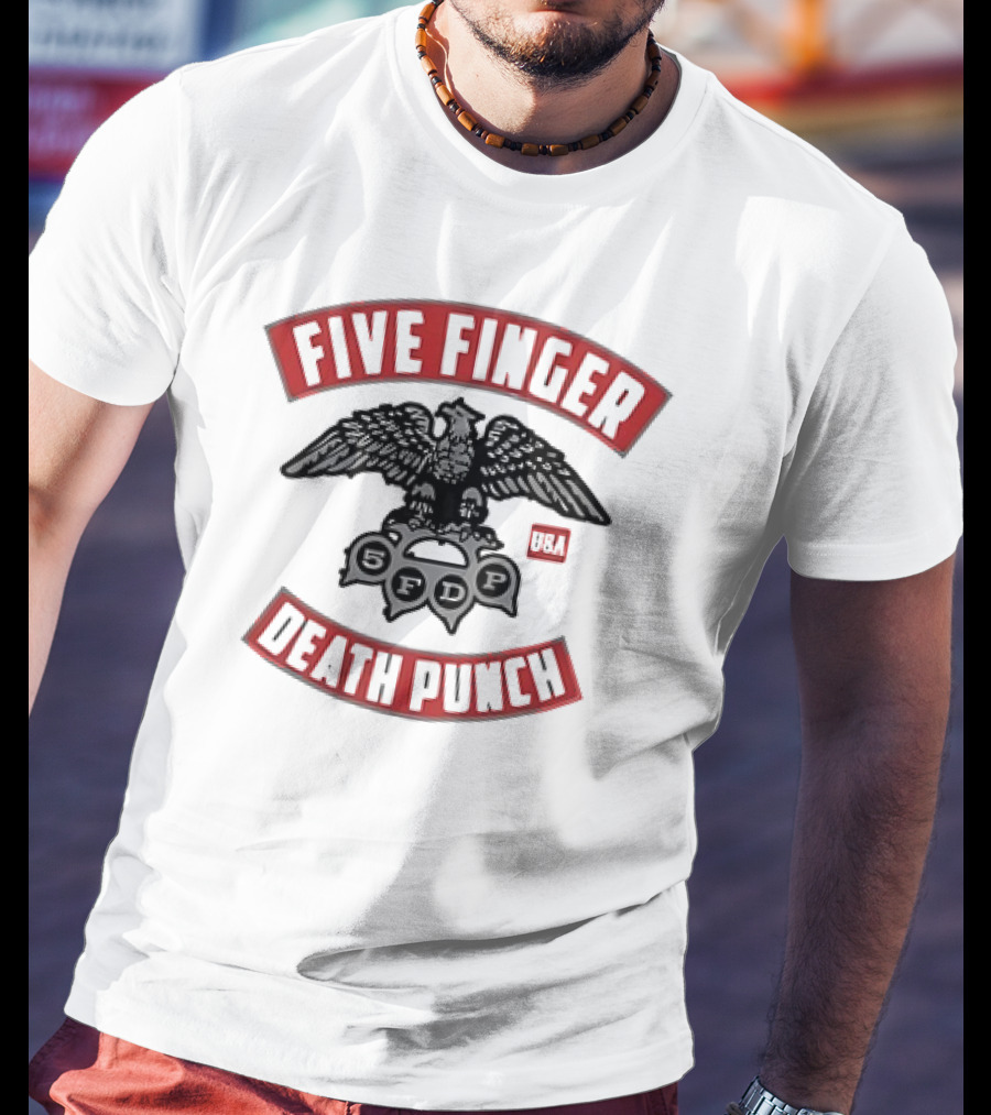 Five Finger Death Punch Eagle USA Logo 5FDP T-Shirt